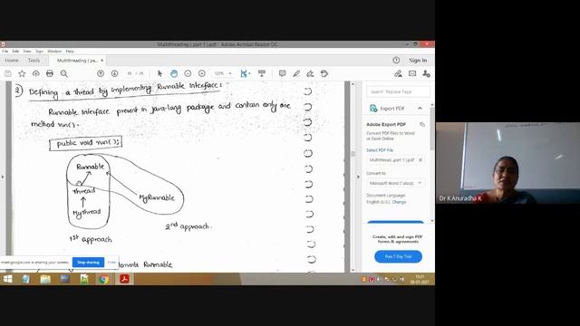 Chapter 36 | JAVA Multithreading part 3 | Dr K Anuradha смотреть онлайн