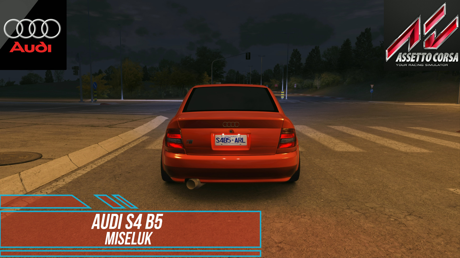 Audi S4 B5 - Miseluk Night | Assetto Corsa.mp4 смотреть онлайн