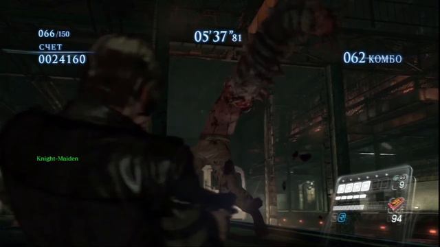 Resident Evil 6 Наёмники Scorpion-Fantom(Leon)/Knight-Maiden(Piers) Железнодорожное Депо смотреть онлайн