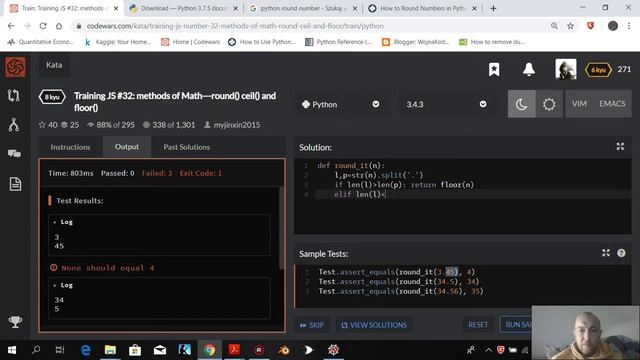 WojnaKodów round,ceil,floor czyli jak zaokrąglać смотреть онлайн