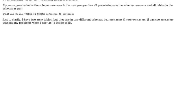 Databases: Why can't I see my table (PostgreSQL) when I use dt(+) inside psql? (2 Solutions!!) смотреть онлайн