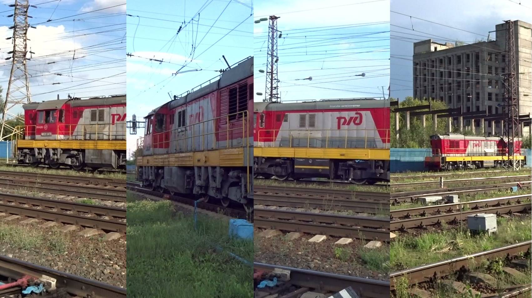 Подборка маневровых тепловозов ЧМЭ-3 на станции Нижний Новгород Московский смотреть онлайн