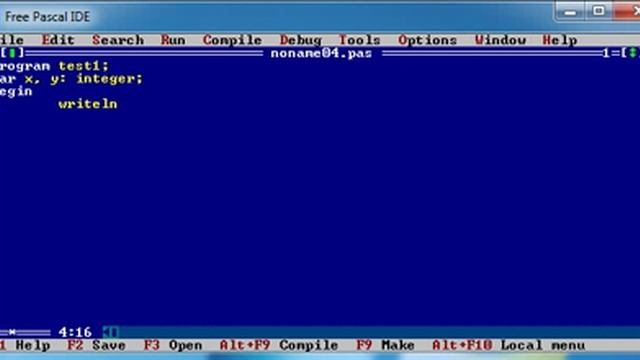 Free pascal #1 урок смотреть онлайн