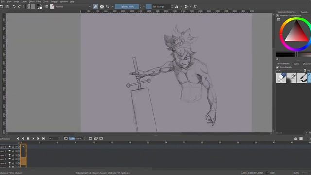 Speed Drawing | Let's Sketch! | Asta "Black Clover" смотреть онлайн