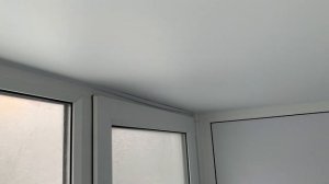 Натяжной потолок на неотапливаемом балконе