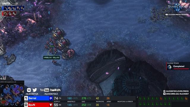 НОВОЕ СЛОВО В TVZ: Огненный поединок Serral - ByuN на Stay at HomeStory Cup по StarCraft II смотреть онлайн