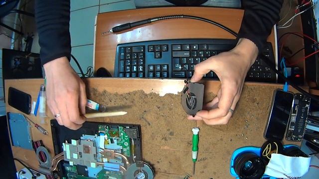 восстановление кулера ноутбука, если он не крутится, но еще не сгорел смотреть онлайн
