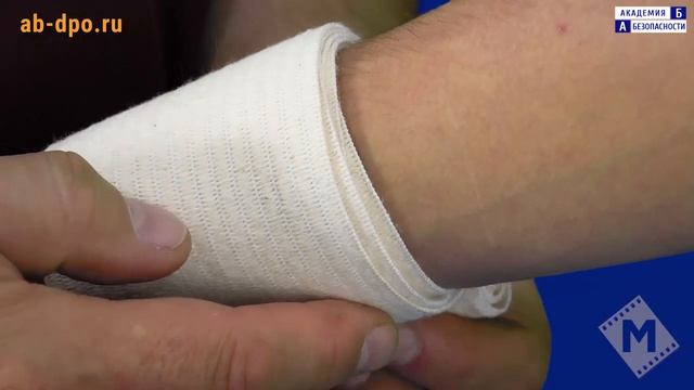 Наложение круговой циркулярной повязки на предплечье смотреть онлайн