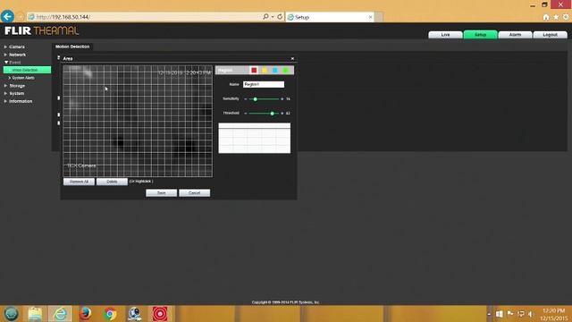 Setting Up Motion Detection on a FLIR TCX Camera Using Web Interface смотреть онлайн