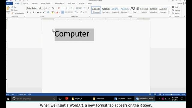 4. Inserting Objects in Word 2013 Class 5th (Part 1) смотреть онлайн