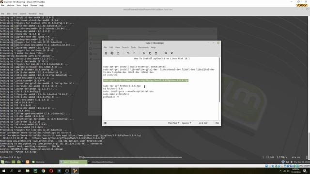 How To Install Python 3.6 on Linux Mint 19.1 смотреть онлайн