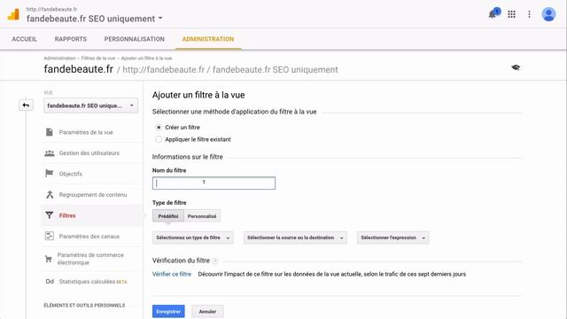 Créez une vue Google Analytics pour le SEO (référencement naturel) смотреть онлайн