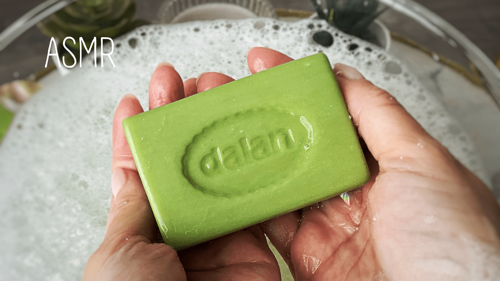 АСМР | Мылю хозяйственное мыло Dalan