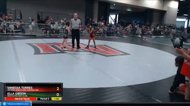 10U Girls 55 Ella Gibson Deschutes Mat Club Vs Vanessa Torres Victory Wrestling-Central WA смотреть онлайн