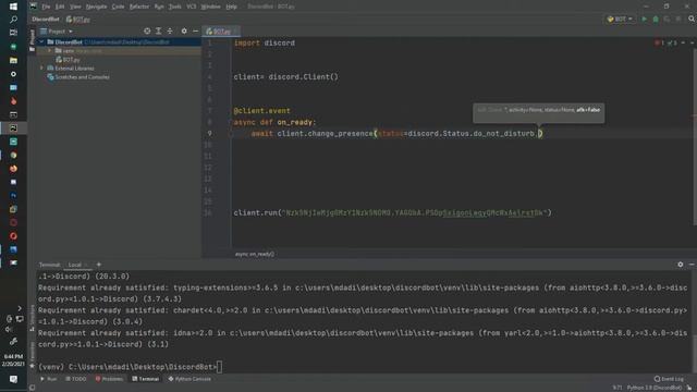 Set your custom bot Activity status in Discord|Part 2|AAA Vlogs|Made by Adib смотреть онлайн