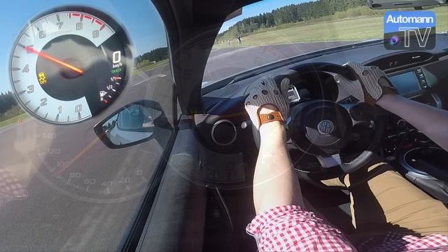 Toyota GT86 Dragon (200hp) - 0-100 Km/h Launch Start (60FPS)