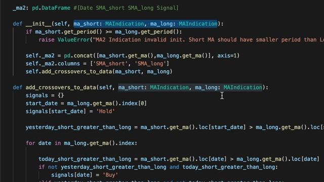 moving average crossovers in python [in 3 min] смотреть онлайн