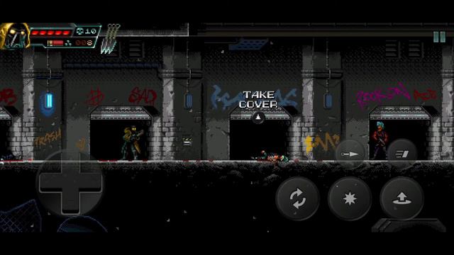 Huntdown: Cyberpunk Adventure - Gameplay Walkthrough Part 1 - Tutorial And First Boss (Android, iOS смотреть онлайн