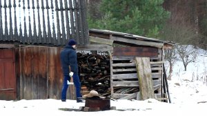 Жизнь в лесной деревне | Ремонт дровяной печи | Готовим ужин в бревенчатой хижине в лесу