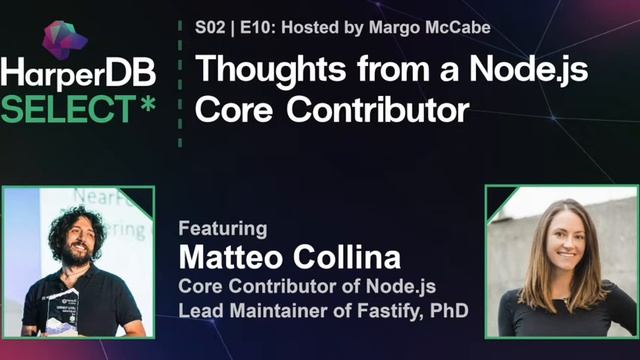 Thoughts from a Node.js Core Contributor w/ Matteo Collina смотреть онлайн