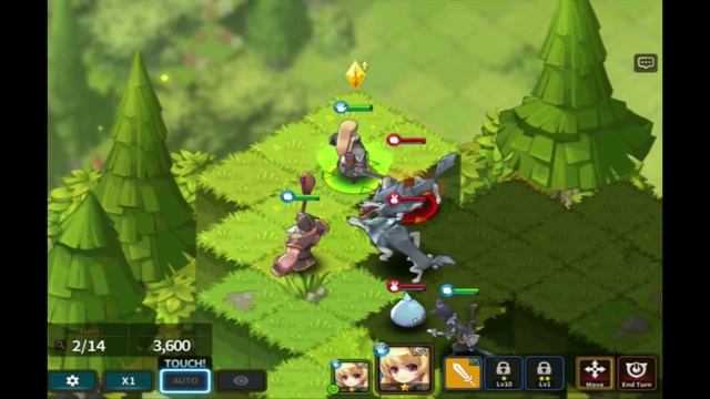 Fantasy War Tactics : Great Tactical RPG by Nexon (ios Gameplay) смотреть онлайн
