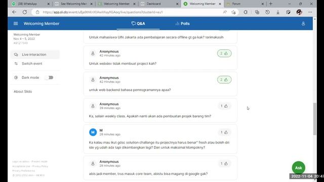 Welcoming Member GDSC UIN Syarif Hidayatullah Jakarta 2022/2023 смотреть онлайн