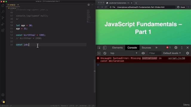 let, const and var | JavaScript ? | Lecture 010 смотреть онлайн