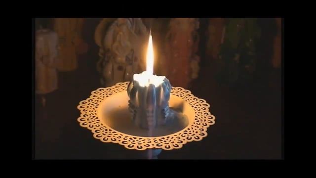 Горящая свеча Тюльпан смотреть онлайн