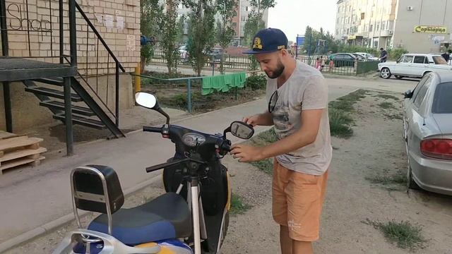 Как запустить скутер без аккумулятора и кикстартера. смотреть онлайн