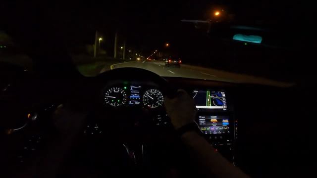 2023 Infiniti Q50 AWD Night Drive (POV Impressions) смотреть онлайн