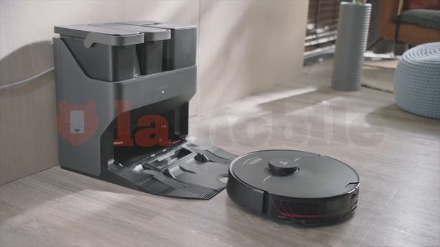 Roborock S7 MaxV Ultra. Принцип работы станции - очистка тряпки и пылесборника... смотреть онлайн