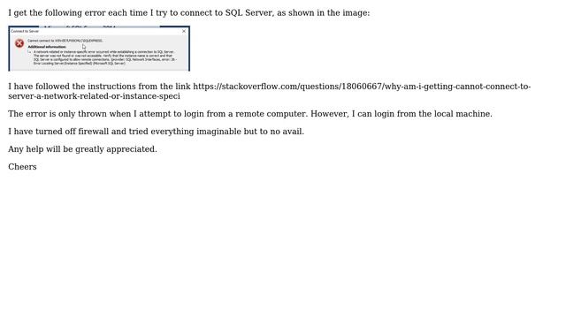 DevOps & SysAdmins: Unable to Connect to SQL Server - A Network-related or instance specific error смотреть онлайн