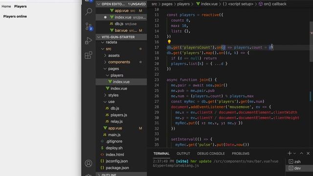 P2p web dev setup: vite + vue + gun. смотреть онлайн