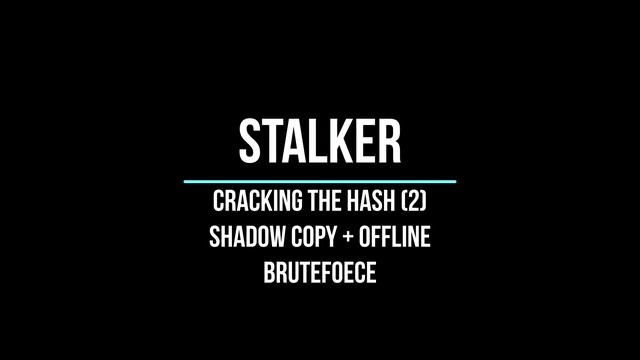 JustCTF. Task3:Stalker смотреть онлайн