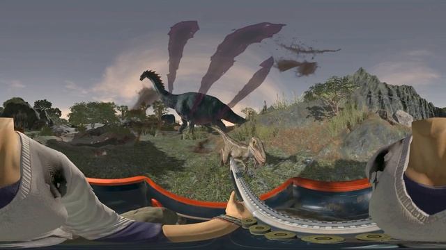 360° VR video Jurassic Dino Arcade Hunting Dinosaurs смотреть онлайн