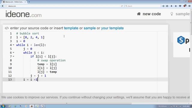 Python bubble sort in Hindi смотреть онлайн