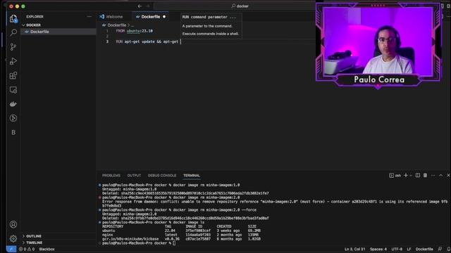 Docker - Construindo Imagens com o Dockerfile e executando containers смотреть онлайн