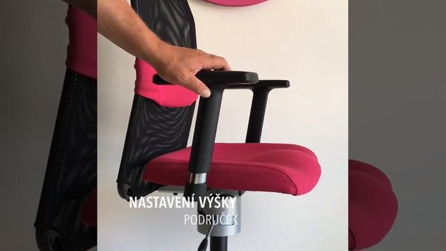 Ovládání Balanční židle PEŠKA Techno Flex Se Stop@Go Mechanismem