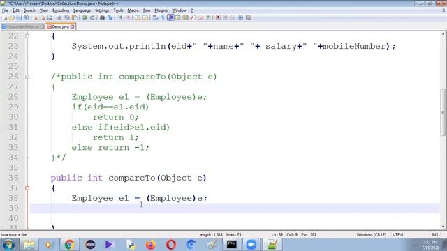Comparable and Comparator смотреть онлайн