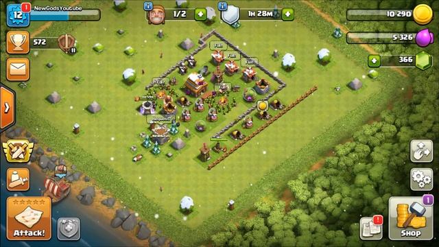 Clash of Clans | New Gods | Townhall series | TH 4 смотреть онлайн