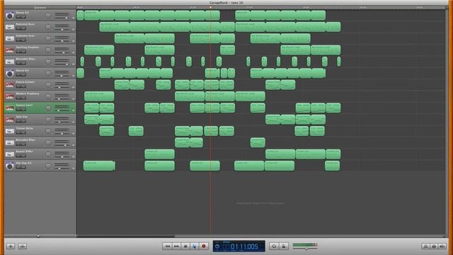 GarageBand Пример записаной музыки New break dance смотреть онлайн