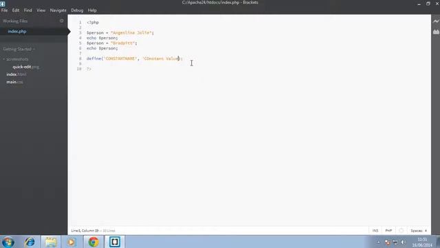 Php Tutorial - Constants смотреть онлайн