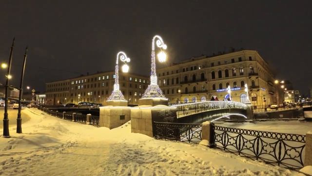 Рождественский Петербург - предновогодняя атмосфера города смотреть онлайн