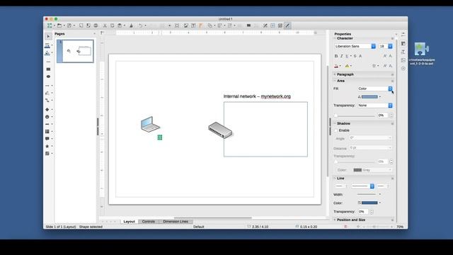 Libre Office - Drawing a Network Diagram Tutorial смотреть онлайн