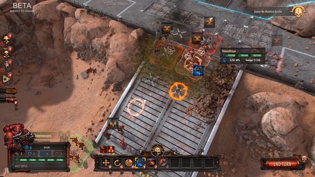 WARHAMMER 40K BATTLESECTOR Gameplay w/ Commentary | First Impressions | BLOOD ANGELS! смотреть онлайн