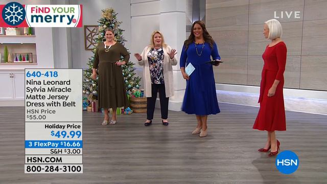 HSN | Nina Leonard Fashions 12.05.2018 - 02 AM смотреть онлайн