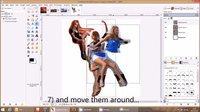 How to make a scrapbook ? Digital scrapbooking using Gimp смотреть онлайн