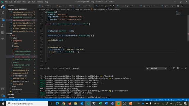 Angular Material DataTable & Server Side Pagination | Blog Project V-09 смотреть онлайн