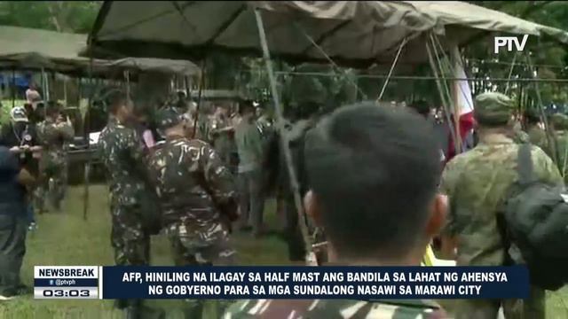 AFP: Ilagay sa Half Mast ang bandila sa lahat ng ahensya ng gov't para sa mga sundalong nasawi смотреть онлайн