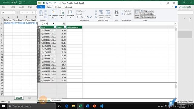 สอน Excel: การดึงข้อมูลราคาน้ำมันด้วย Power Query มาสร้าง Data model เพื่อทำงานร่วมกับ Power Pivot смотреть онлайн